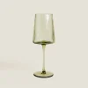 ZARA Home Conical Wine Glass With Lines