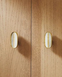 ZARA Home Contrast Marble Door Knob (Pack Of 2)
