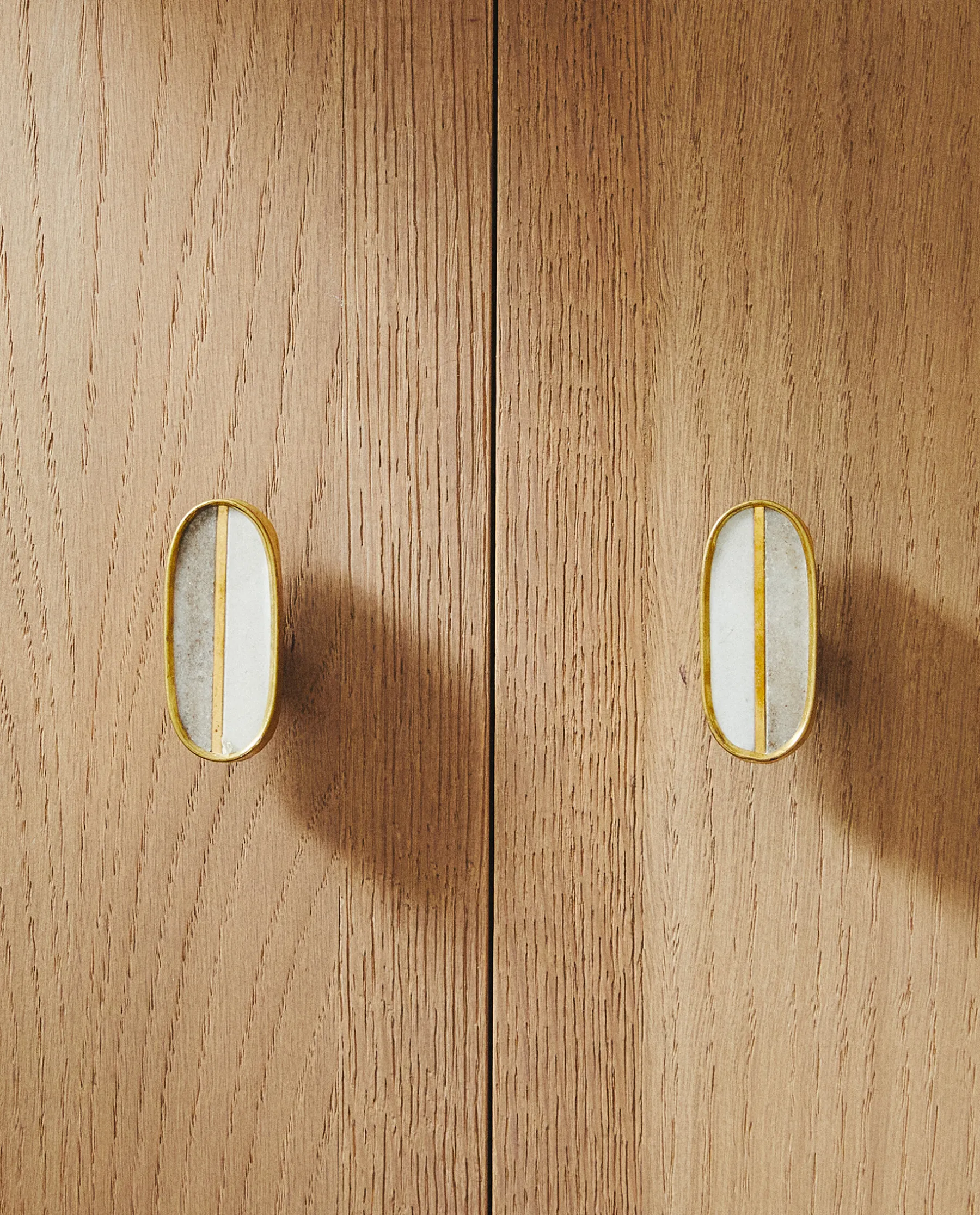 ZARA Home Contrast Marble Door Knob (Pack Of 2)