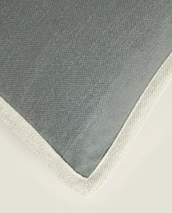 ZARA Home Contrast Throw Pillow Cover