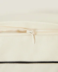 ZARA Home Cotton Back Cushion With Piping