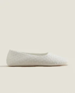 ZARA Home Cotton Ballerina Slippers