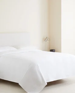 ZARA Home Cotton Bedspread With Border