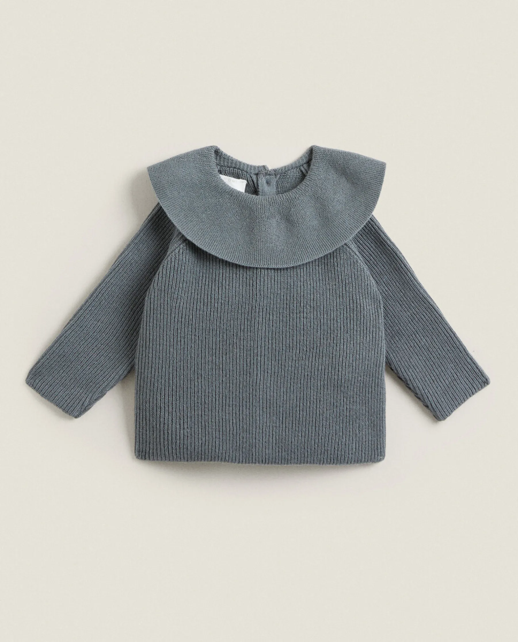 ZARA Home Cotton Bodysuit With Ruffled Silk