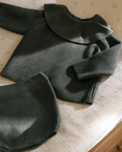 ZARA Home Cotton Bodysuit With Ruffled Silk