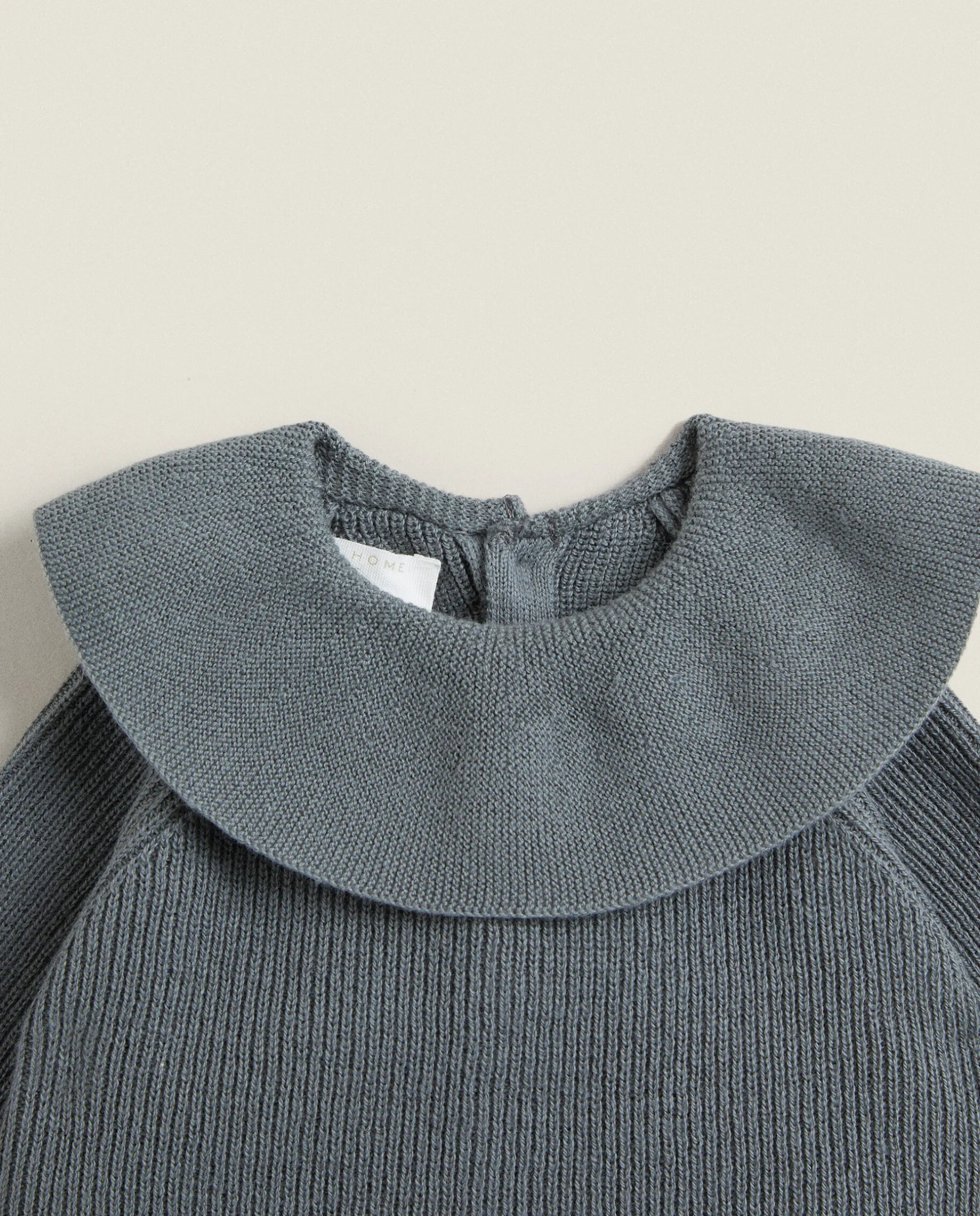 ZARA Home Cotton Bodysuit With Ruffled Silk