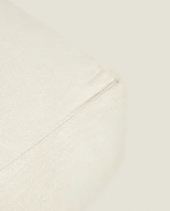 ZARA Home Cotton Boucle Pouf