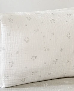 ZARA Home Cotton Chiffon Clover Cosmetic Bag