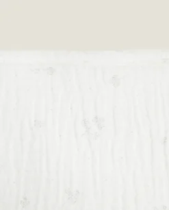 ZARA Home Cotton Chiffon Clover Cosmetic Bag