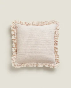 ZARA Home Cotton Jacquard Throw Pillow Cover