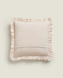 ZARA Home Cotton Jacquard Throw Pillow Cover