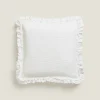 ZARA Home Cotton Jacquard Throw Pillow Cover