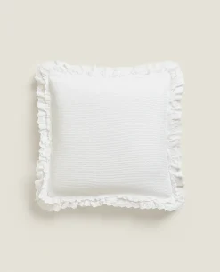 ZARA Home Cotton Jacquard Throw Pillow Cover