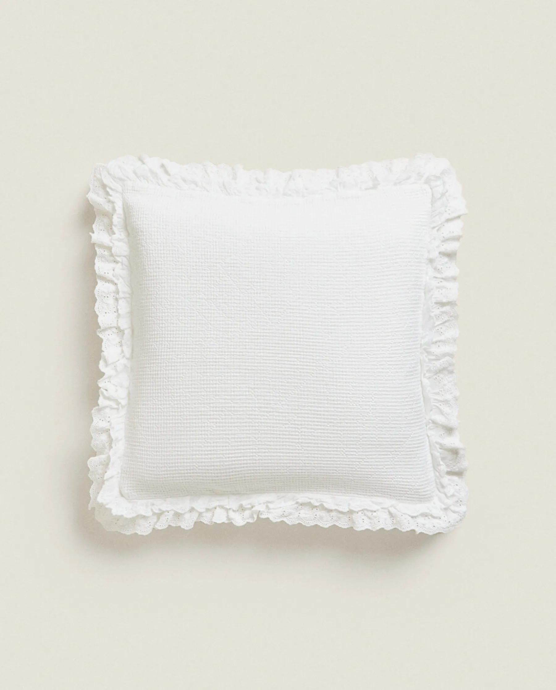 ZARA Home Cotton Jacquard Throw Pillow Cover