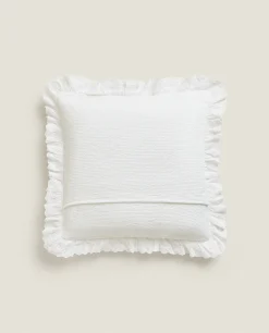 ZARA Home Cotton Jacquard Throw Pillow Cover