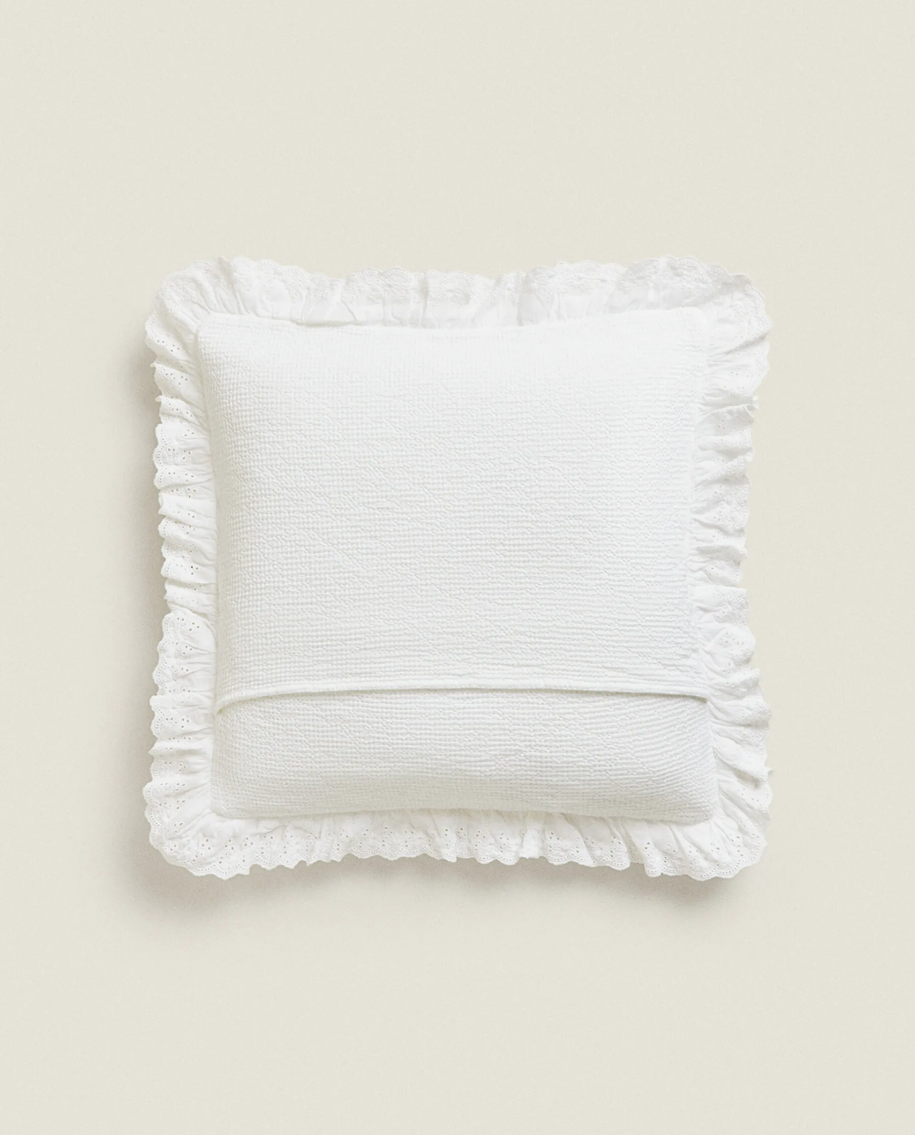 ZARA Home Cotton Jacquard Throw Pillow Cover