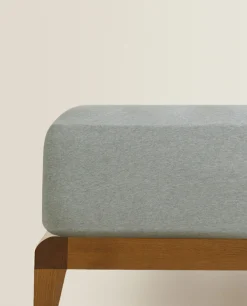 ZARA Home Cotton Jersey Adjustable Fitted Sheet