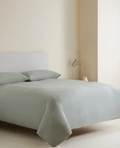 ZARA Home Cotton Jersey Adjustable Fitted Sheet