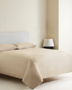 ZARA Home Cotton Jersey Adjustable Fitted Sheet