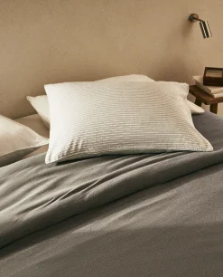 ZARA Home Cotton Jersey Duvet Cover