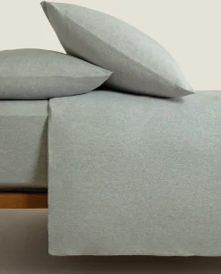 ZARA Home Cotton Jersey Duvet Cover