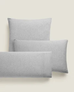 ZARA Home Cotton Jersey Pillowcase
