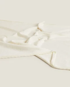 ZARA Home Cotton Knit Blanket