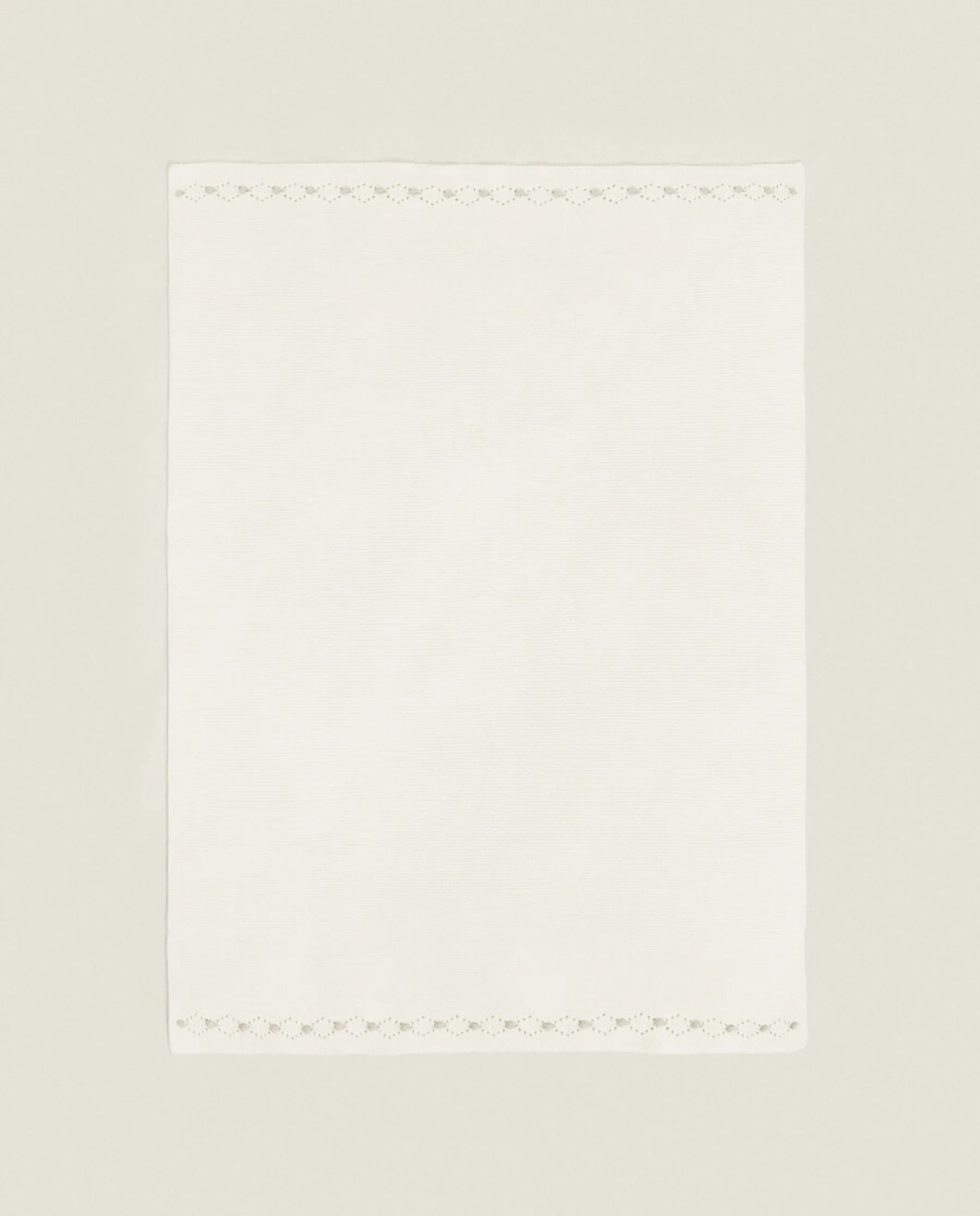 ZARA Home Cotton Knit Blanket