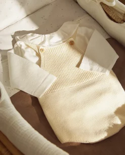 ZARA Home Cotton Overalls With Silk