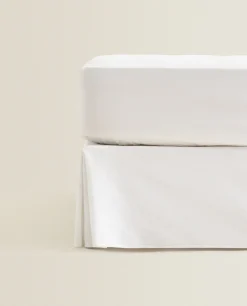 ZARA Home Cotton Pique Bedskirt