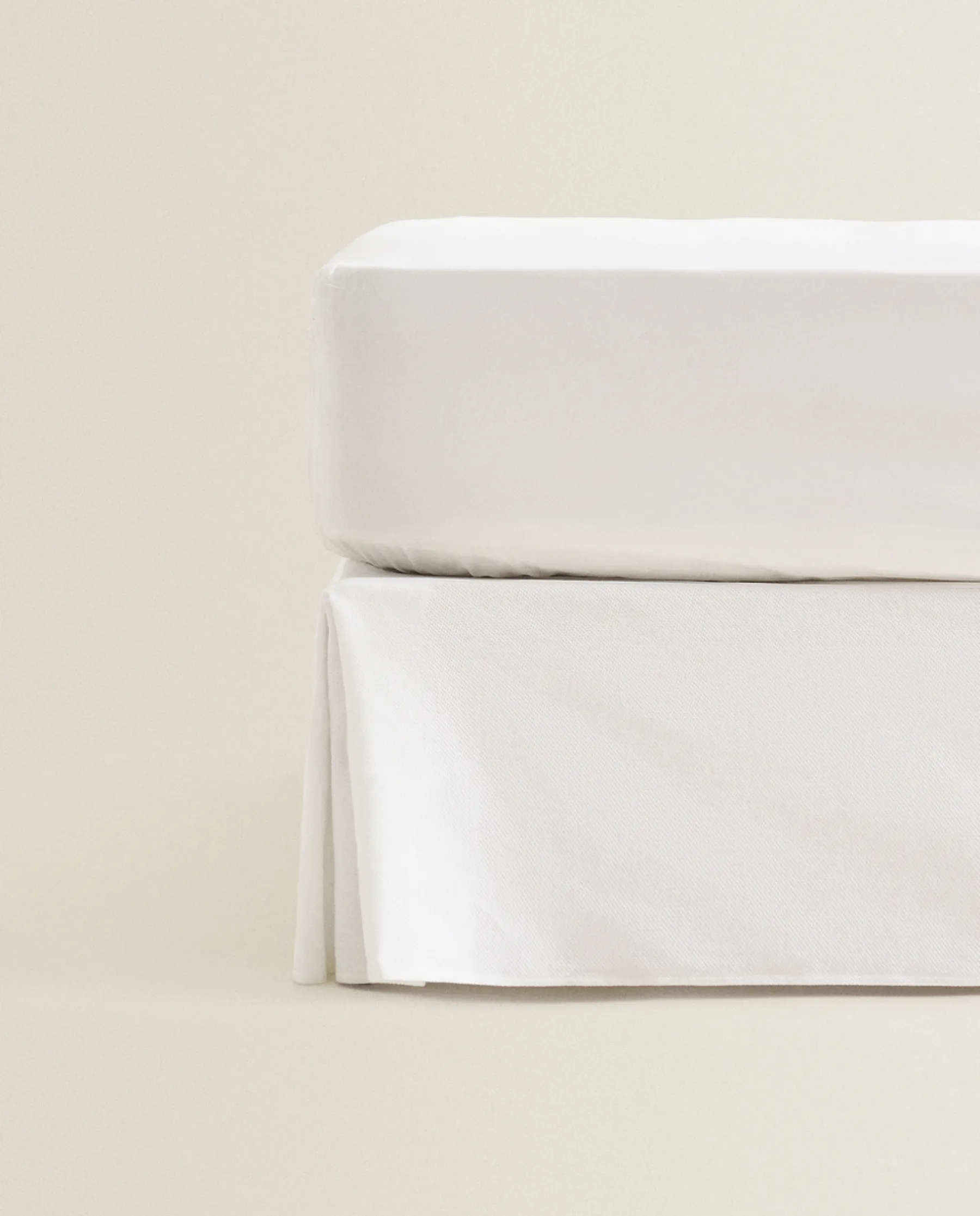 ZARA Home Cotton Pique Bedskirt