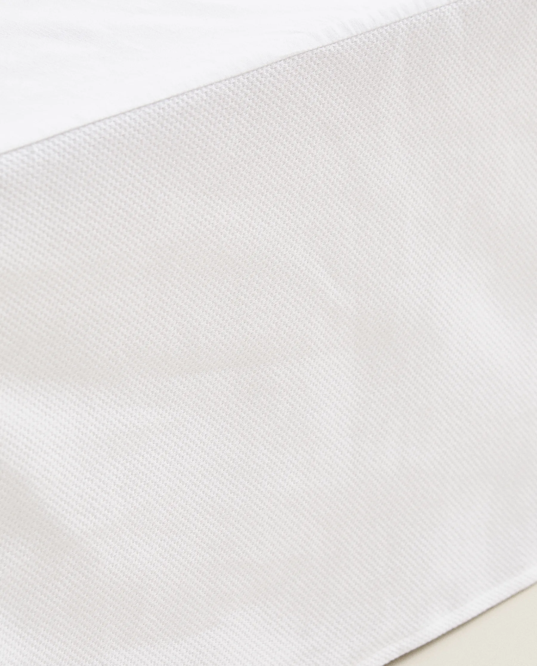 ZARA Home Cotton Pique Bedskirt