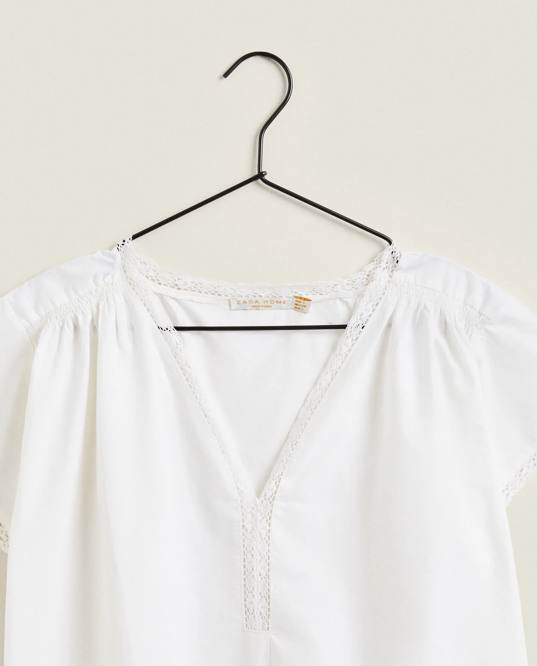ZARA Home Cotton Poplin Nightgown