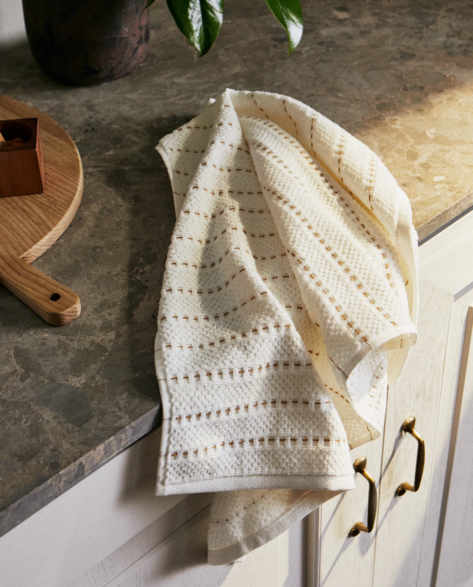 ZARA Home Cotton Terrycloth Dish Towel