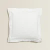 ZARA Home Cotton Throw Pillow Cover With Geometric Design