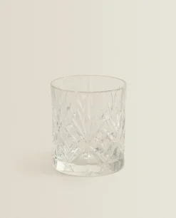 ZARA Home Crystalline Tumbler With Raised Design