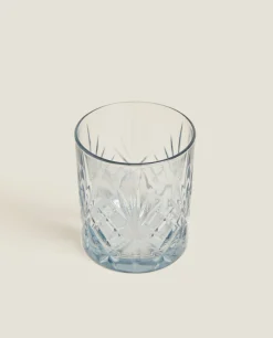 ZARA Home Crystalline Tumbler With Raised Design