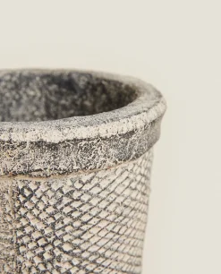 ZARA Home Dark Clay Flowerpot