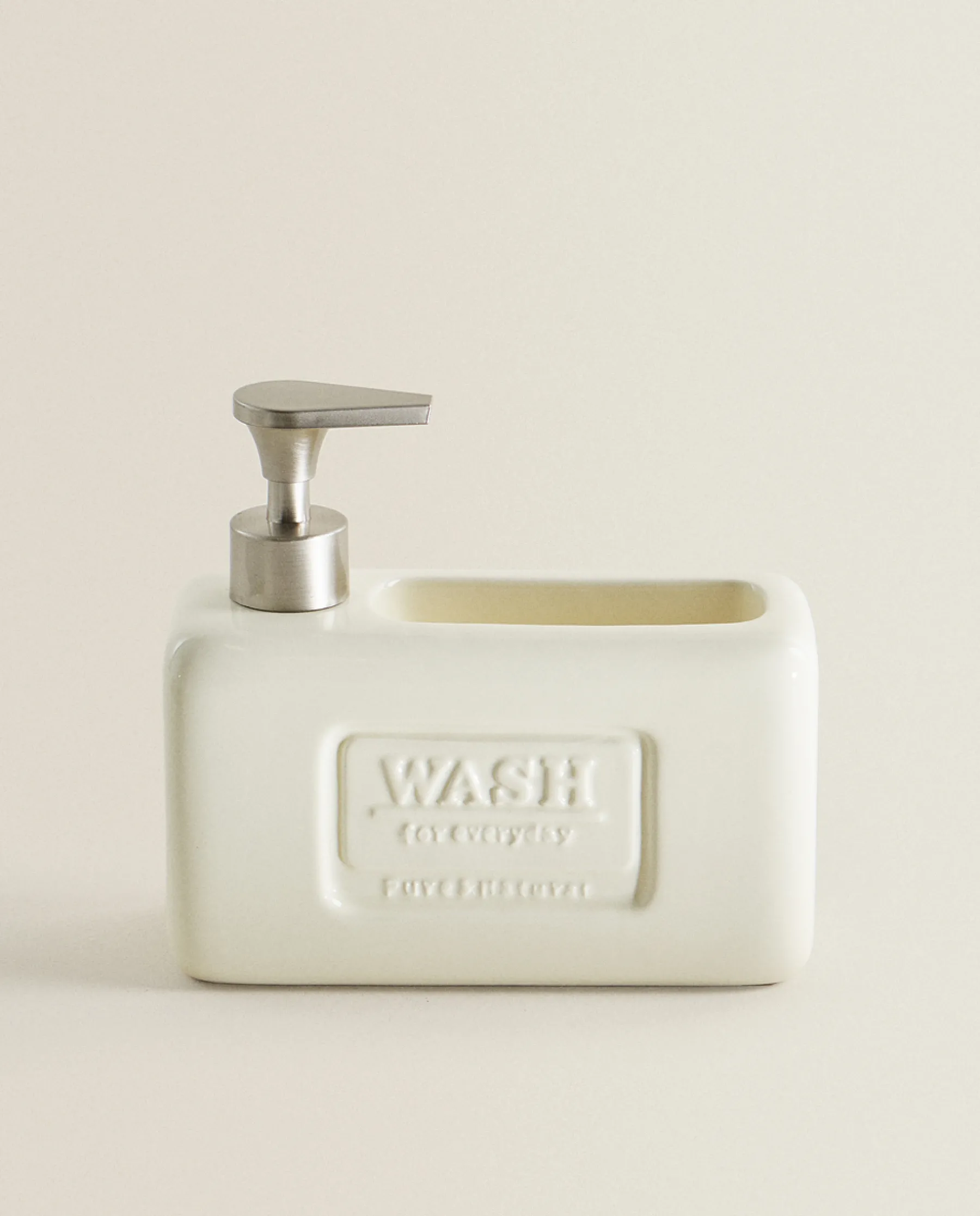 ZARA Home Dish Soap Dispenser With Storage