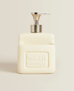 ZARA Home Dish Soap Dispenser With Storage