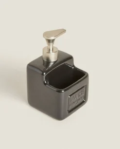 ZARA Home Dish Soap Dispenser With Storage
