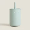 ZARA Home Dots Silicone Tumbler With Straw