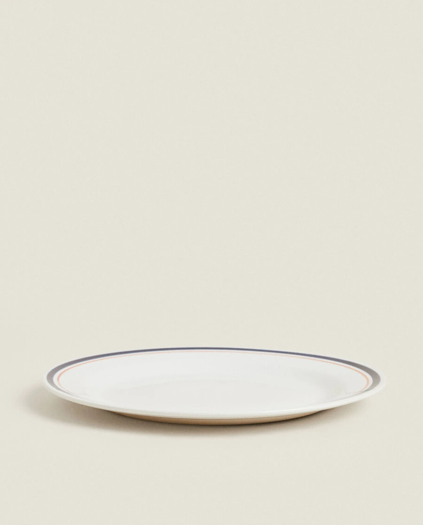 ZARA Home Double Rim Dinner Plate