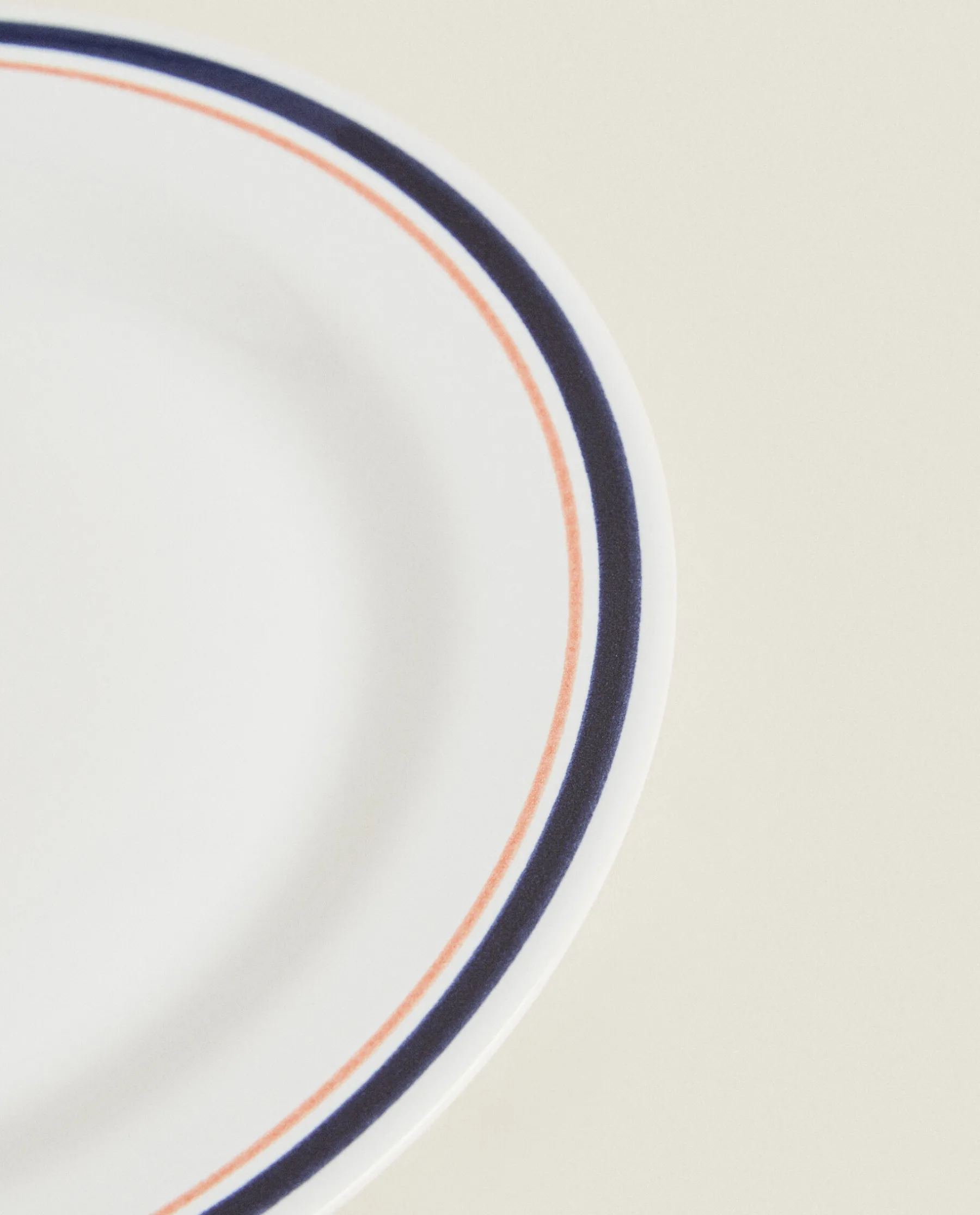 ZARA Home Double Rim Dinner Plate