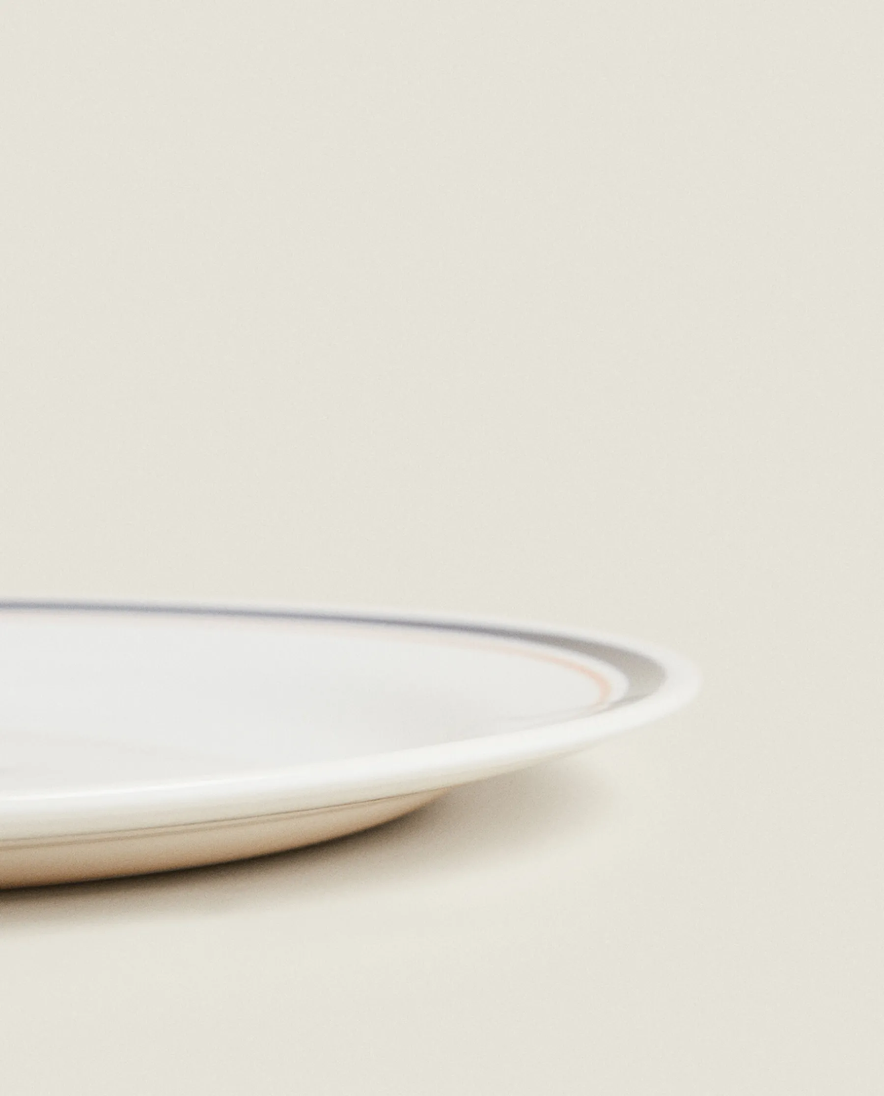 ZARA Home Double Rim Dinner Plate