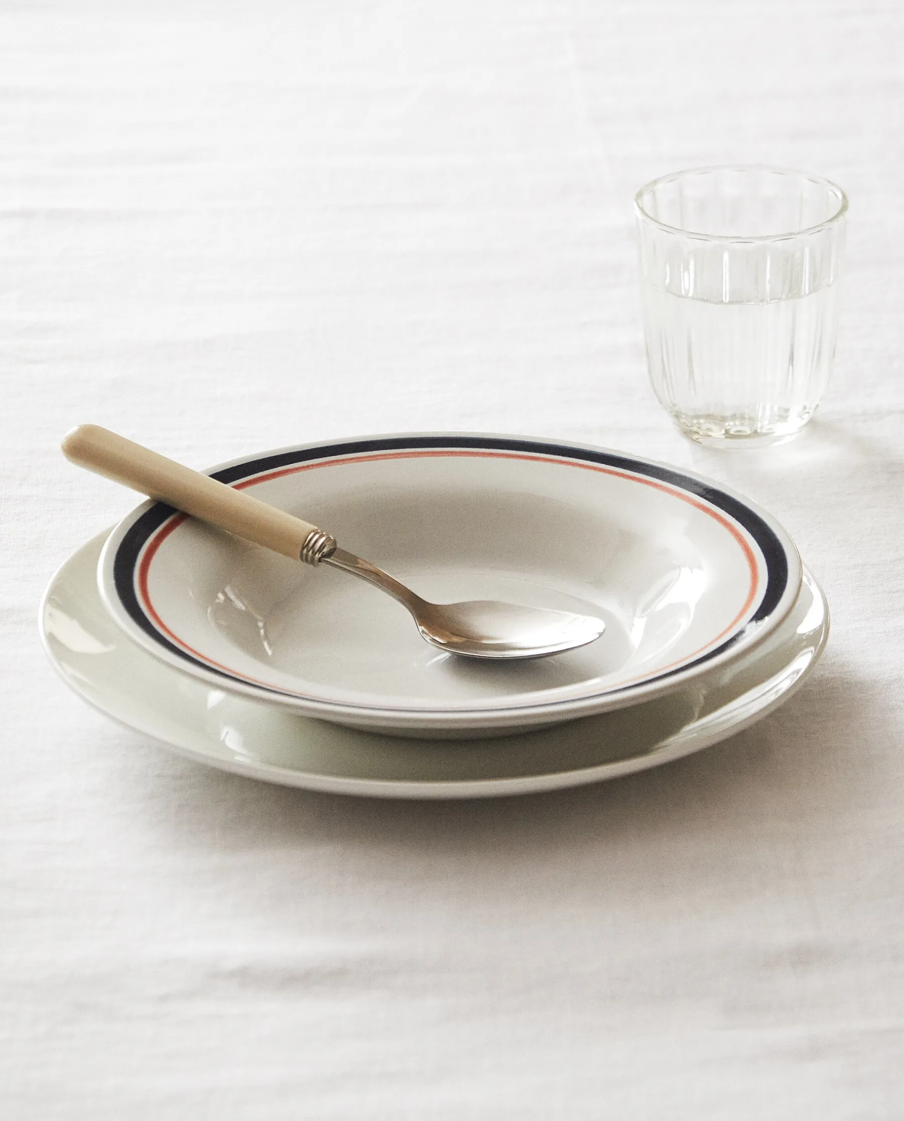 ZARA Home Double Rim Soup Plate