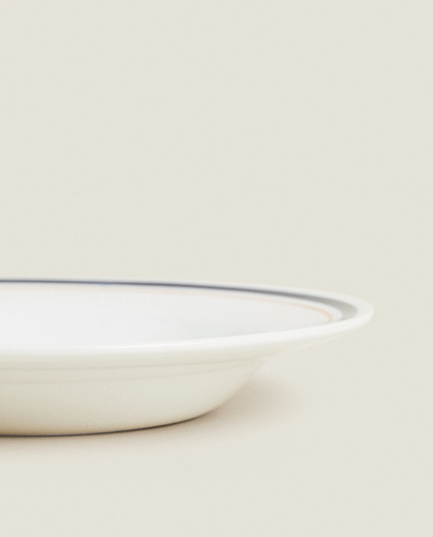ZARA Home Double Rim Soup Plate