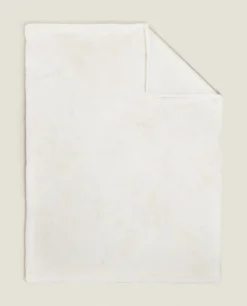 ZARA Home Double-Textured Faux Fur Blanket