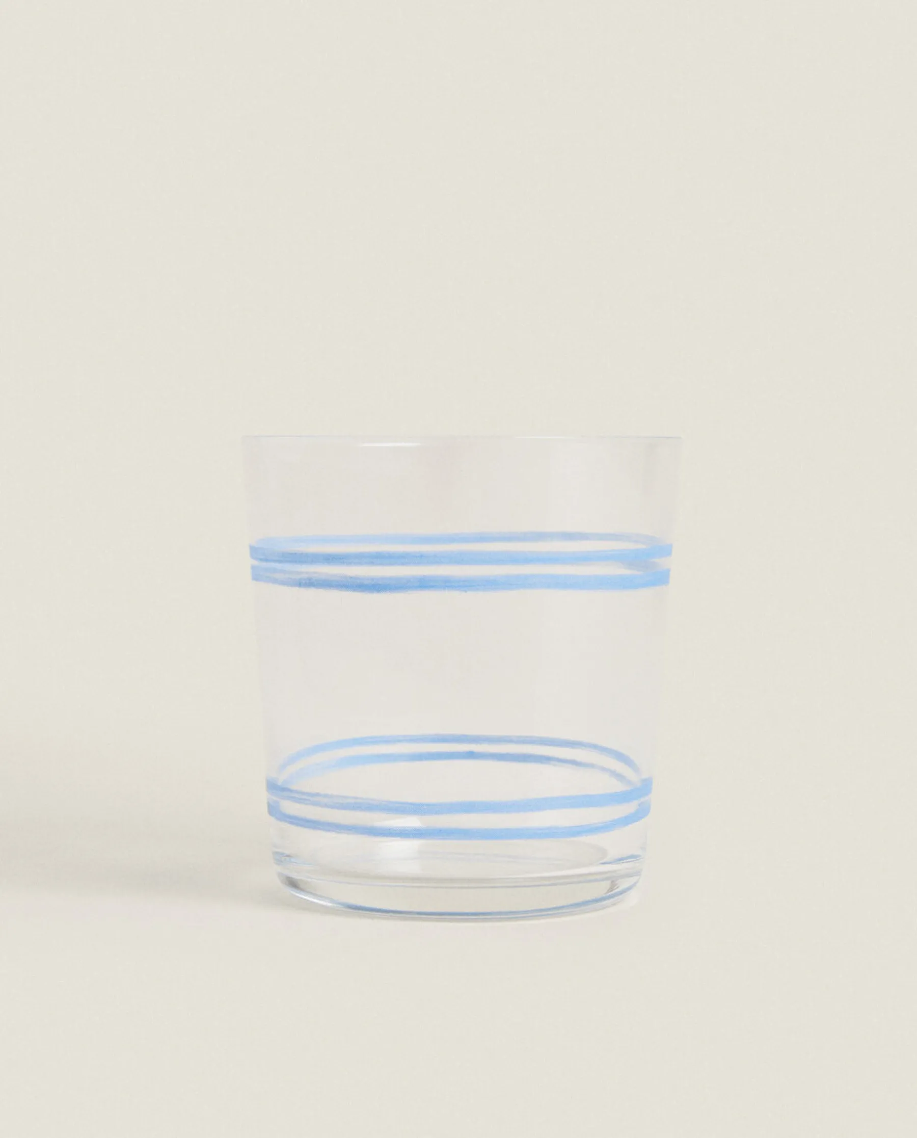 ZARA Home Dragonfly Print Glass Tumbler
