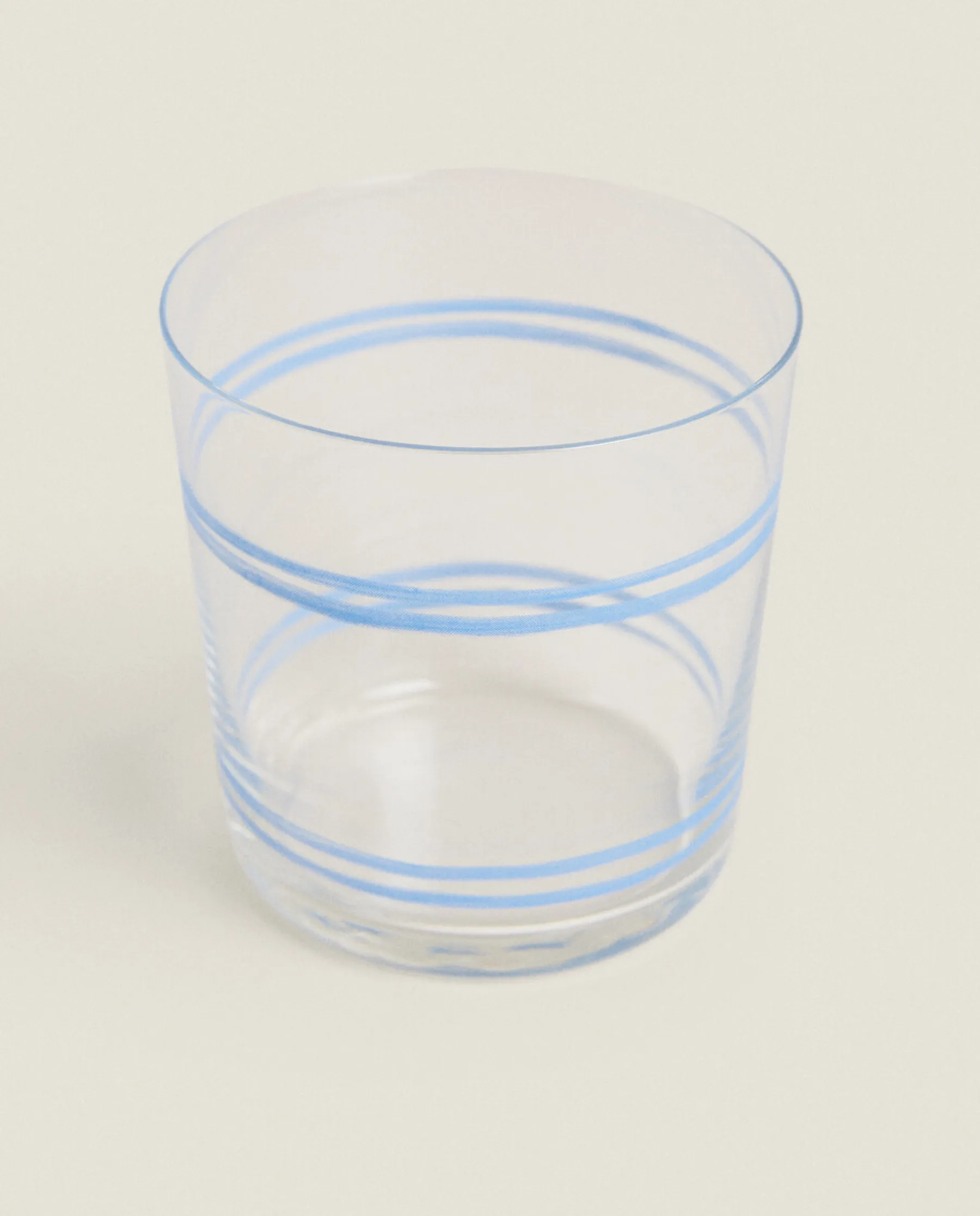 ZARA Home Dragonfly Print Glass Tumbler
